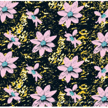 Gesponnenes Polyester-elegante Blume Druckkleidungs-Gewebe